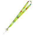 3/4" Super Soft Polyester Multi-Color Sublimation Lanyard (Overseas Production 10 Days)